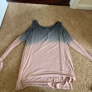 American Eagle Off The Shoulder Tie Dye Shirt!